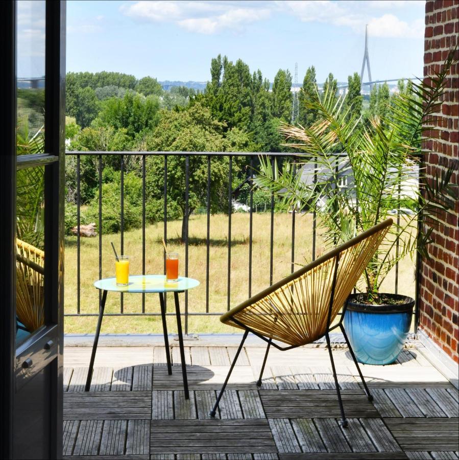 Bed and Breakfast Honfleur, Entre Terre & Estuaire La Rivière-Saint-Sauveur Exterior foto